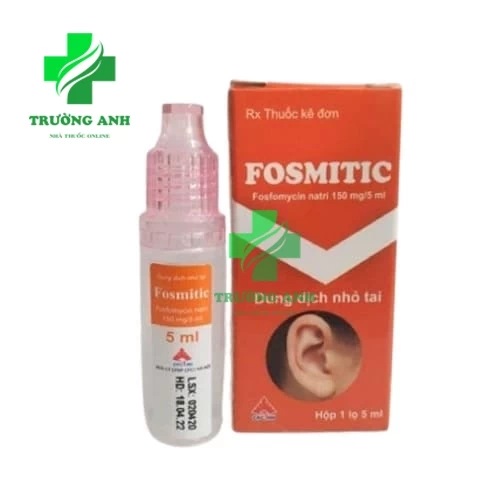 Fosmitic 150mg/5ml - Thuốc điều trị viêm tai giữa, viêm màng nhĩ hiệu quả